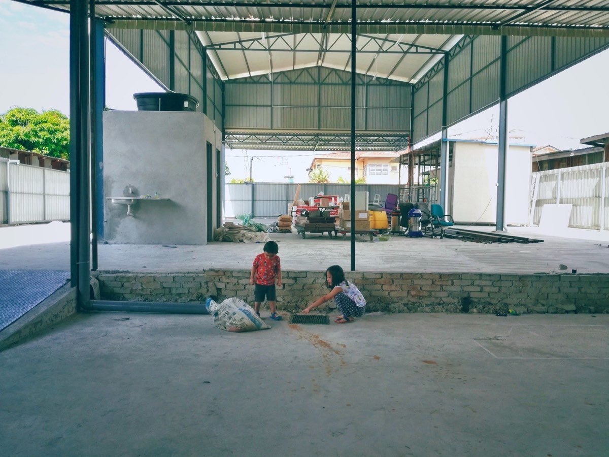 Ruang kilang Sungai Buloh yang kosong pada 2017.